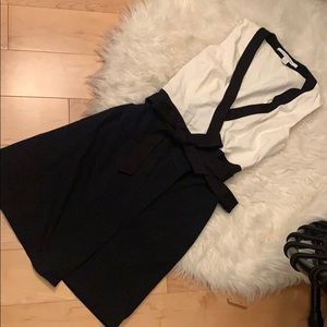 DVF sleeveless wrap dress